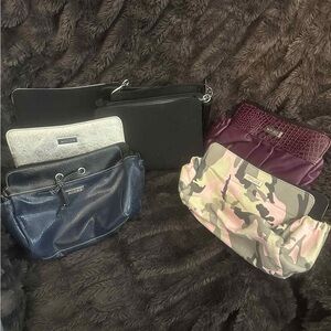 Miche small bag with Black, Silver, Purple, and Camouflage shells
